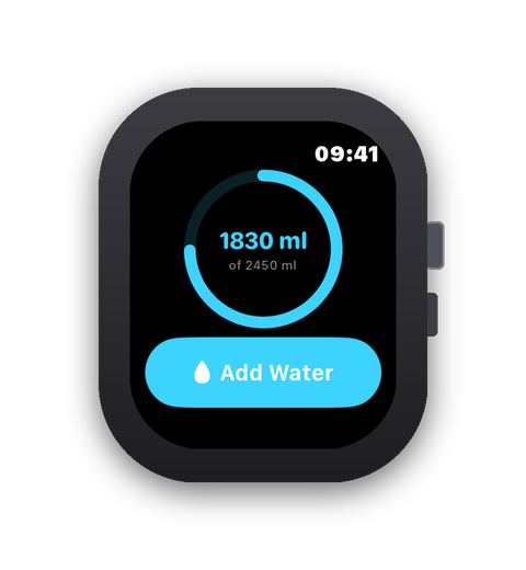 Hydrivity on Apple Watch